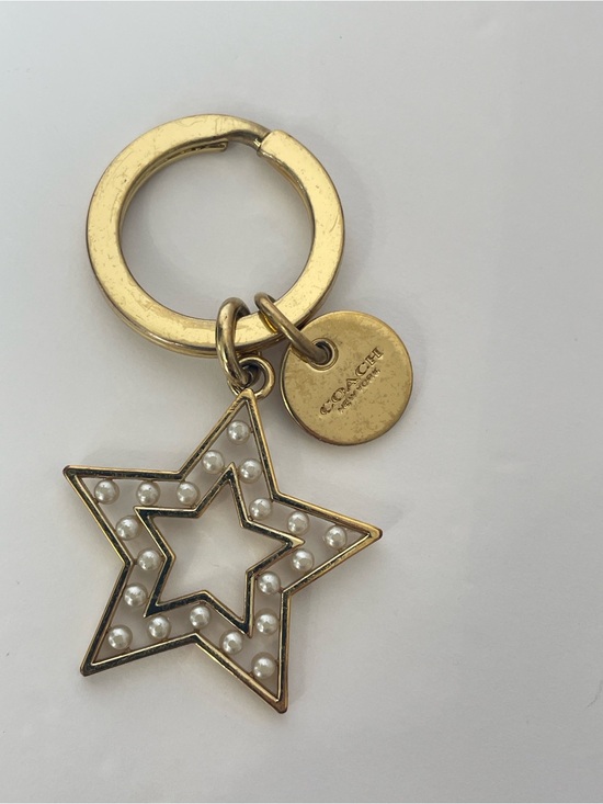 Coach Handbags - Coach Celestial Pearl Star & Moon Key Chain | Bag Charm